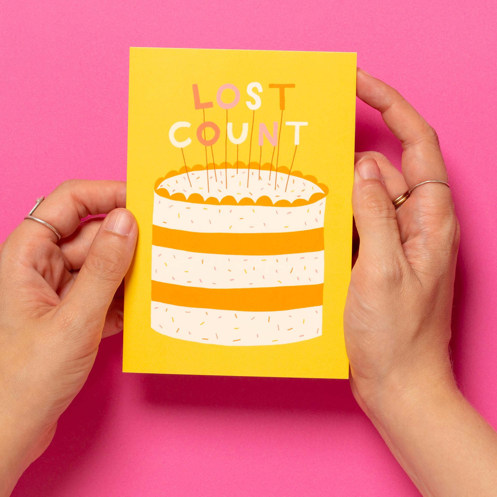 "Lost Count" Birthday Card