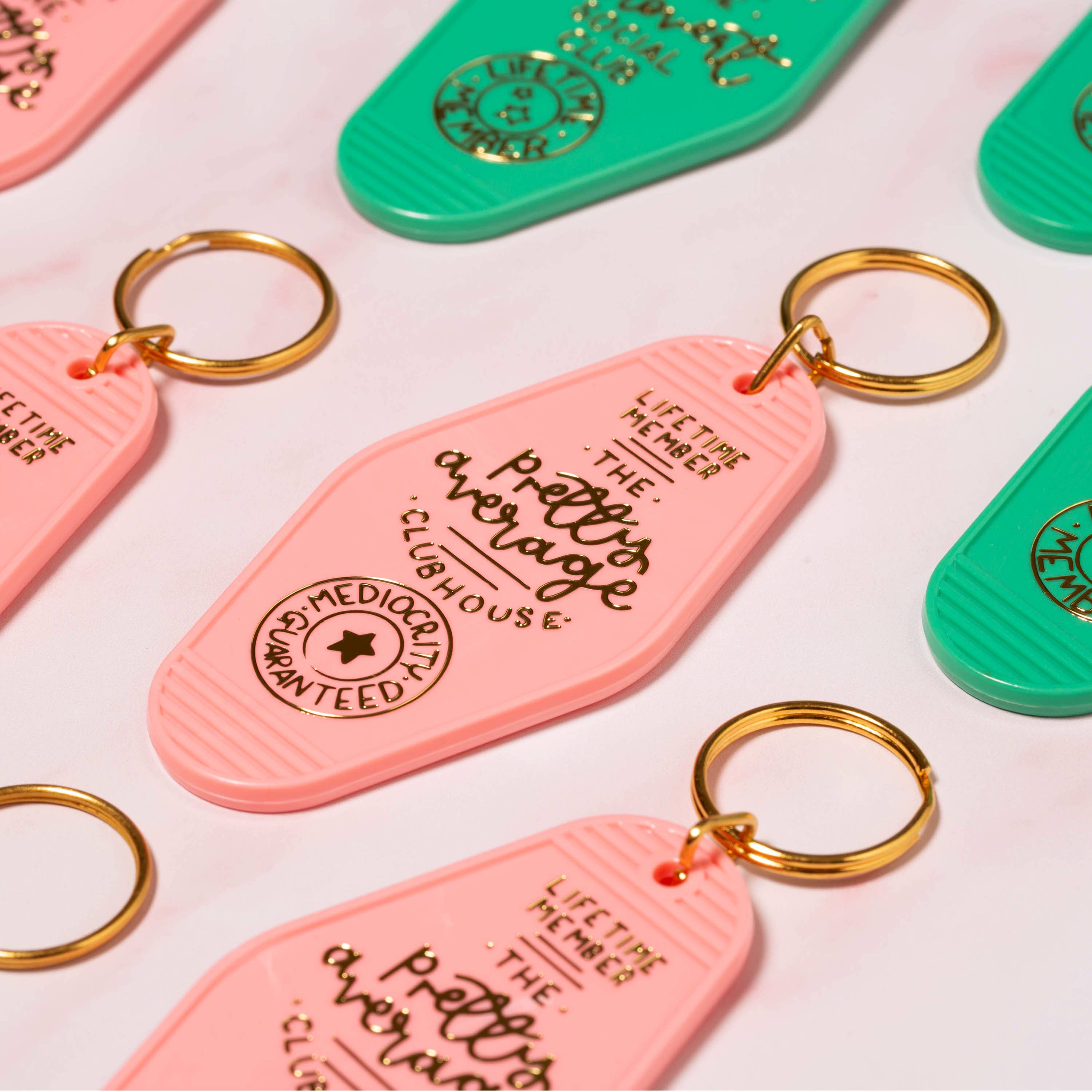 "The Pretty Average Clubhouse" Keyring